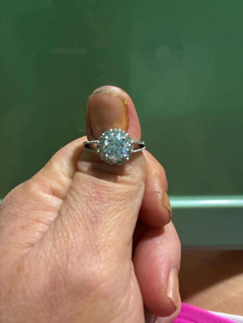 1 Karat Moissanite Solitaire Ring